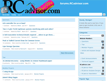 Tablet Screenshot of forums.rcadvisor.com
